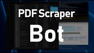 Python PDF Scraper Bot