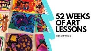 Introduction to my FREE Homeschool Art Curriculum | 52 Week Course | (Art Lessons with Jenna Layton)