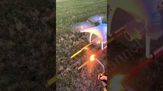 Experiment: RC Drone and Rockets #shorts