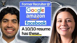 Ex-Big Tech Recruiter Reveals Insider Secrets on Resumes, Job Search and LinkedIn Strategy | #09