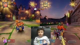 Crash Team Racing - Batalla de Recolección de Cristales - Samu GO!