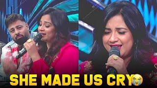 Dhadak Emotional Performance Shreya Ghoshal Indian Idol 15 Reaction