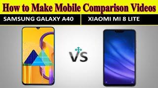 How to make mobile comparison videos