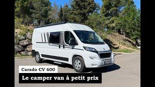 CARADO CV 600 - le camper van à petit prix