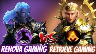 Retrieve Gaming VS Renova Gaming Again| Renova Gaming| Shadow Fight 4: Arena
