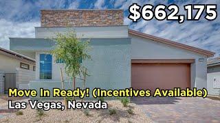 Modern Las Vegas Single Story Move-In Ready New Home For Sale (Incentives Available!)