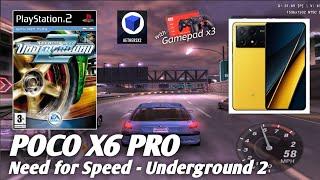 Poco x6 pro Need for Speed - Underground 2 Aethersx2 Resolution 4x