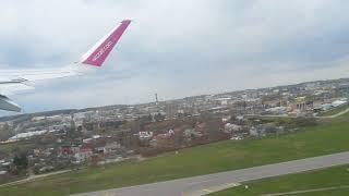 Start / Take off Vilnius 19.04.2016 with WizzAir A320