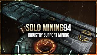 Eve Online - Industry Support & Orca Drone Mining - Solo Mining - Episode 94