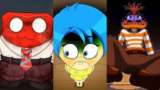 Inside Out 2 - The Nightmare of JOY, ANXIETY,... Living with SADNESS! Inside Out 2 Cartoon Animation