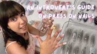 An introvert's guide on Press on Nails  ⸜(｡˃ ᵕ ˂ )⸝ ~ India based