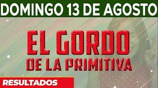 Resultado del sorteo El Gordo de la Primitiva del Domingo 13 de Agosto del 2023.