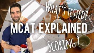 MCAT EXPLAINED - Scoring, Tested Subjects, When To Write and MORE