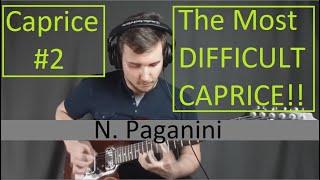 Anton Oparin - 2nd Caprice of N.Paganini on electric guitar.