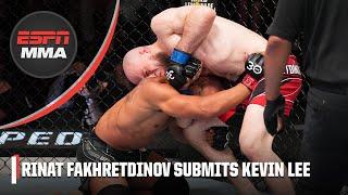 Rinat Fakhretdinov submits Kevin Lee in under a minute at #UFCVegas76 | ESPN MMA