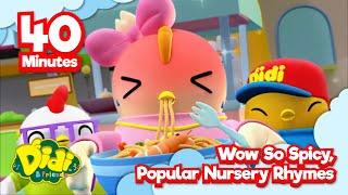 Popular Nursery Rhymes | Wow So Spicy and Many More | Didi & Friends English