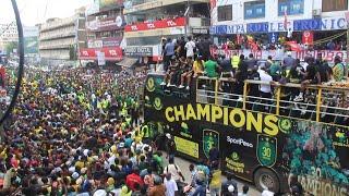 PARADE YA YANGA SC ILIVYOFIKA MAKAO MAKUU YA SIMBA SC