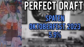 Spaten oktoberfest 5.9% 2023 - Perfect draft pro / Philips perfect draft - review No. 1536