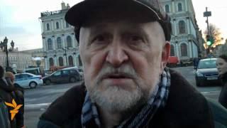 Разгон демонрстрации в Петербурге