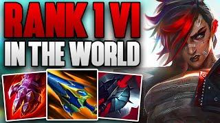 RANK 1 VI IN THE WORLD AMAZING JUNGLE GAMEPLAY! | CHALLENGER VI JUNGLE | Patch 14.24 S14