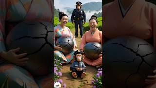️Evolution of: Women's with monkey police in Road Meno milky #cat #cute #love #shorts