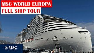 MSC World Europa | Full Ship Tour | February 2025