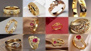 latest gold rings designs 2024 for women // beautifull gold ring design for | girl @gold_design_sk