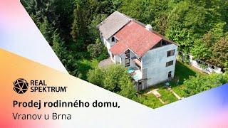 Prodej rodinného domu s pozemkem, Vranov u Brna | REAL SPEKTRUM