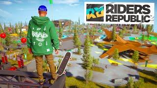 Full Playthrough Of The Skateboard Career | All Secondary Objectives Complete | Riders Republic