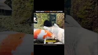 The Truth About Koi Fish In Japan's Street Gutters! #facts #shorts #pilofacts #viral