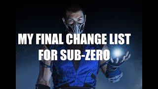 My final change list for Sub-Zero in MK1