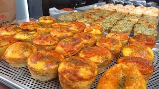 Spiciest Bread In The World!? Spicy Pork Cheese Bread - Korean street food