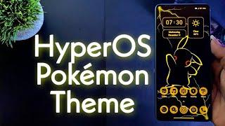 HyperOS Pokemon Theme For Any Xiaomi Devices | New Anime System Ui | #hyperos