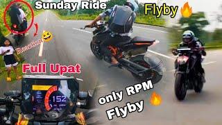 Flyby & loudest Rpm exhaust sound Duke 390 Sunday funday Ride || Bikers vlogs09