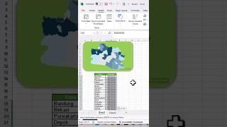 Bikin maps di EXCEL #excel #exceltips #exceltricks #tutorexcel #belajarexcel #excelpemula