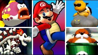 Blue shell Mario Vs All Bosses - New Super Mario Bros DS