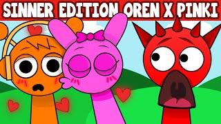 Incredibox Sprunki Sinner Edition But With Oren x Pinki Kiss - All Reactions