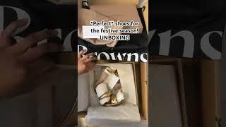 Unboxing my fav shoes #unboxing #festiveseason #festivevibes #shoes