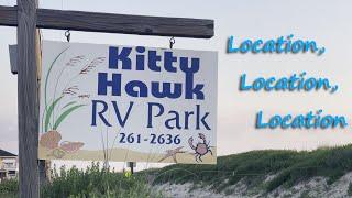 RV camping on the east coast we hit Kitty Hawk, Wright Brothers Park, this is why we love RV Life