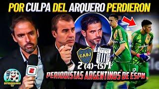 ARGENTINOS DICEN QUE LA CULPA FUE DEL ARQUERO - ALIANZA LIMA VS BOCA