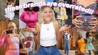 ranking & roasting IT GIRL brands (Levi's, Free People, Revolve, Ganni)