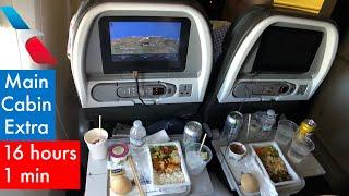 AA’s LONGEST FLIGHT | AMERICAN Airlines B777-300ER ECONOMY Class: AA125 Dallas to Hong Kong