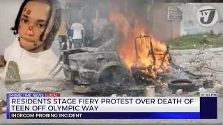 Residents Stage Fiery Protest Over Death of Teen Off Olympic Way | TVJ News