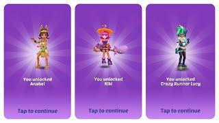 Subway Princess Runner Unlocking Kiki vs Anabel vs Crazy Runner Lucy