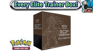 Opening Every Elite Trainer Box Made - XY Furious Fists - Pokemon TCG Unboxing