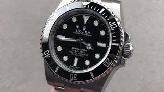 Rolex Submariner No Date 114060 Rolex Watch Review