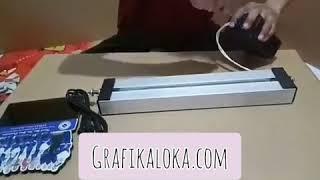 Cara Pemakaian Penekuk Akrilik Bara 40cm