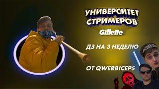 Университет стримеров Gillette | Домашнее задание №3