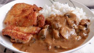 Tastes Like KFC? 2-Way Chicken & Mushroom Rice Recipe to Try! 肯德基风味鸡肉蘑菇饭 Air Fried Chicken & Gravy