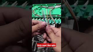 Cuma hitungan Detik Langsung beres 12 core fiber optic | Ternyata begini Caranya